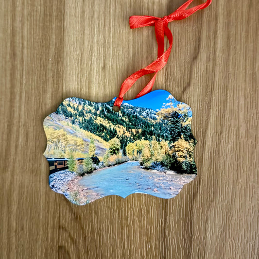 Ornament Durango Silverton Train Fall