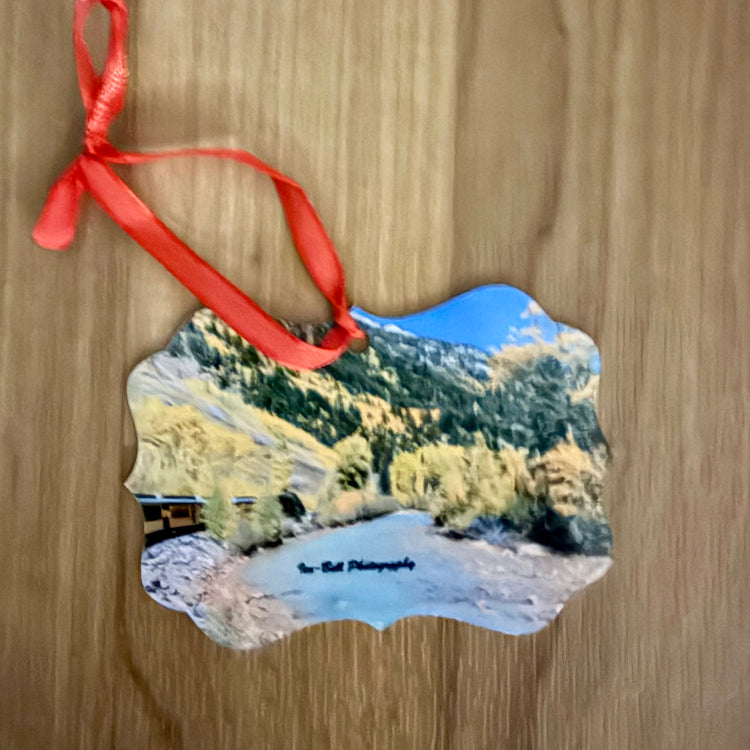 Ornament Durango Silverton Train Fall