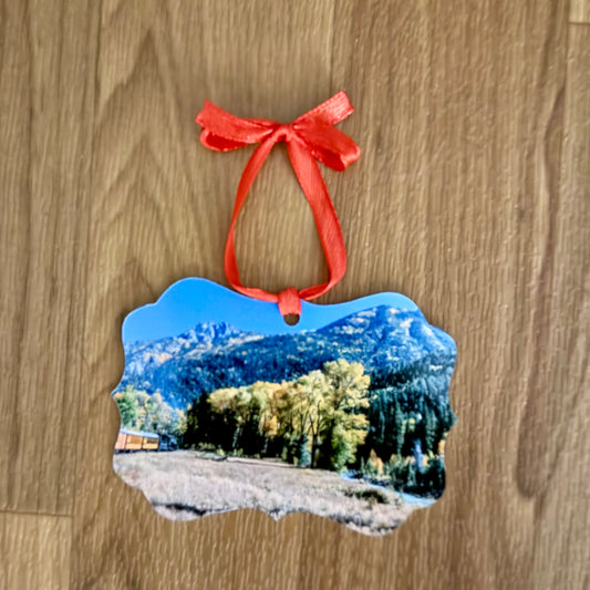 Ornament Moving Along Durango Silverton Train