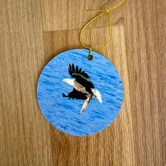 Ornament Bald Eagle With Fish
