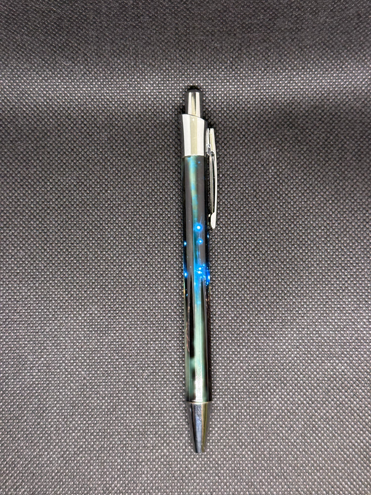 Retractable Ballpoint Pen - Crystal Grove Yellow