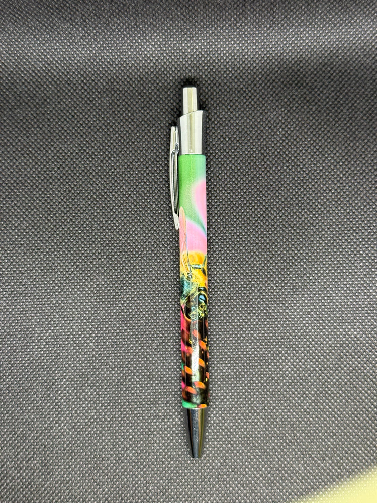 Retractable Ballpoint Pen - Cone Flower and Bee 3