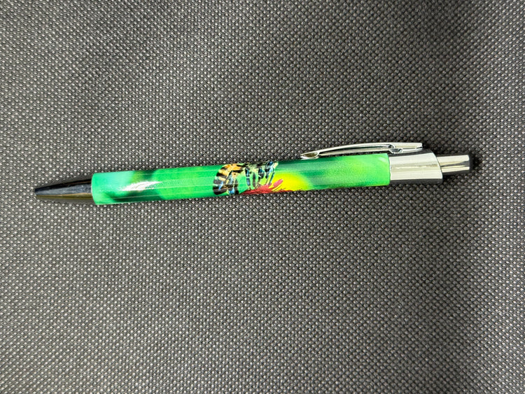 Retractable Ballpoint Pen - Bee in Clover