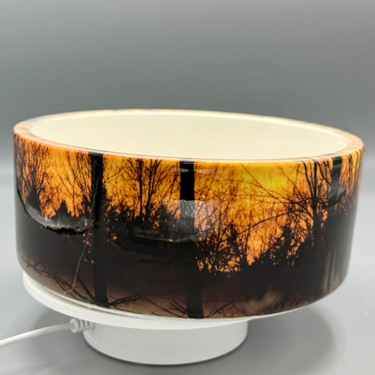 7" Bowl - Fire and Fog