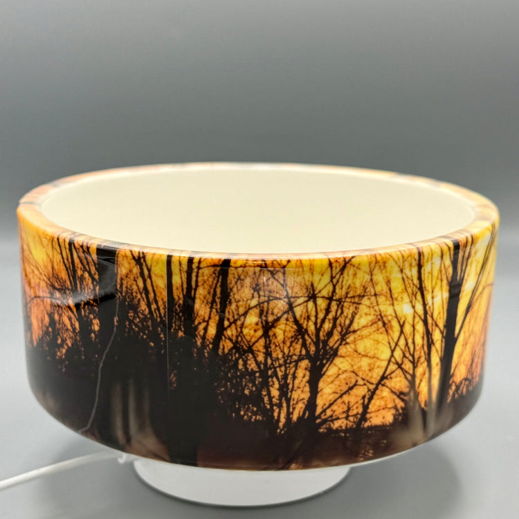 7" Bowl - Fire and Fog