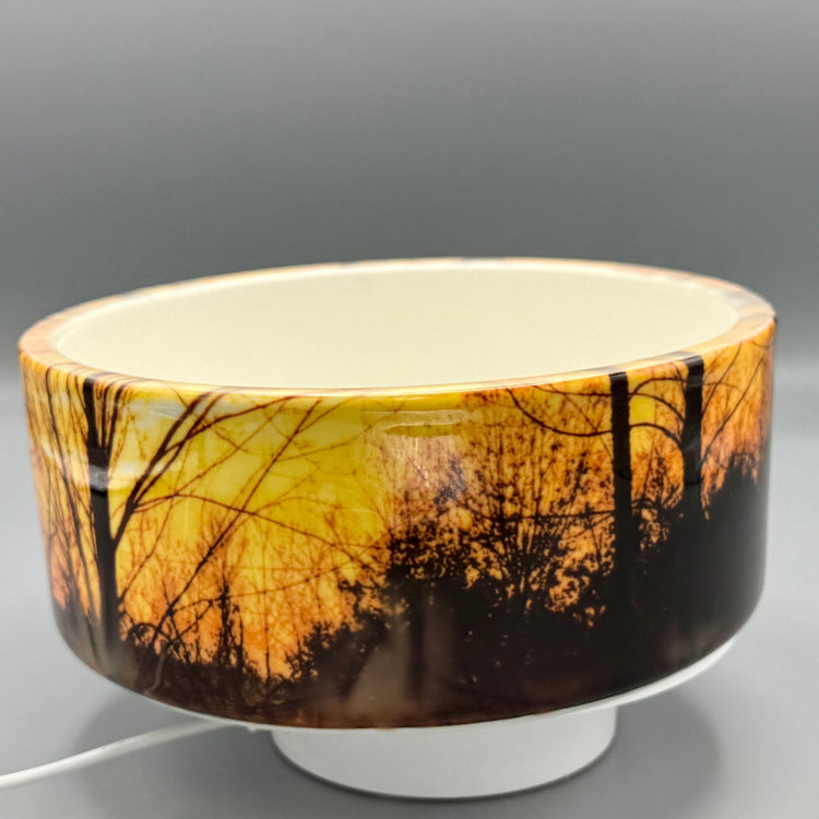 7" Bowl - Fire and Fog