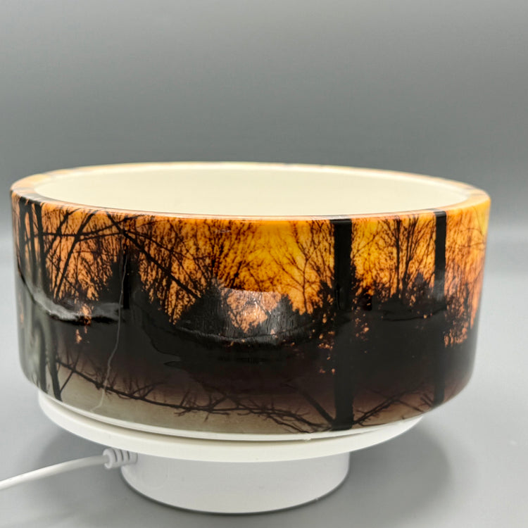 7" Bowl - Fire and Fog