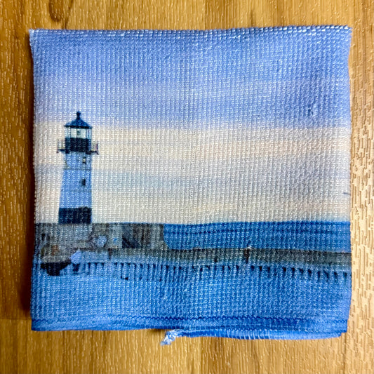 Duluth North Pier Lighthouse Wash Cloth