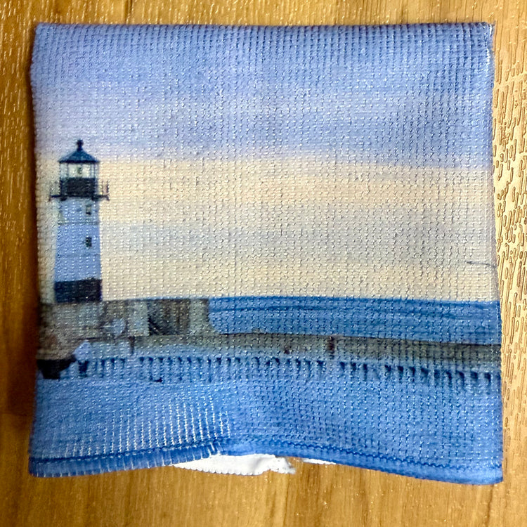 Duluth North Pier Lighthouse Wash Cloth