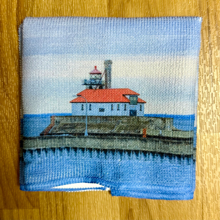 Duluth South Breakwater Outer Lighthouse Wash Cloth