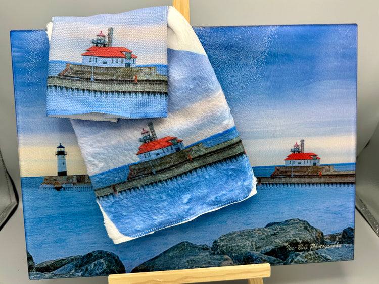 Duluth South Breakwater Outer Lighthouse Wash Cloth