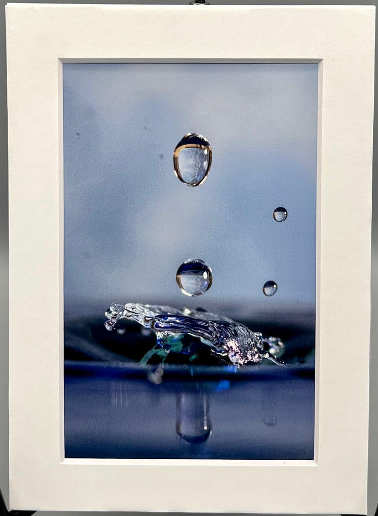 Droplets and Splashes #3s Matted Print