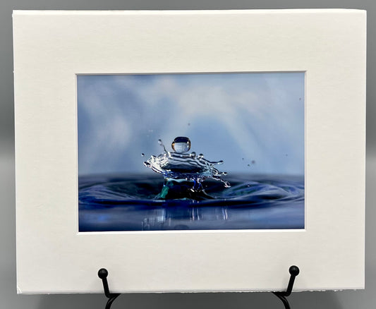 Droplets and Splashes Matted Print