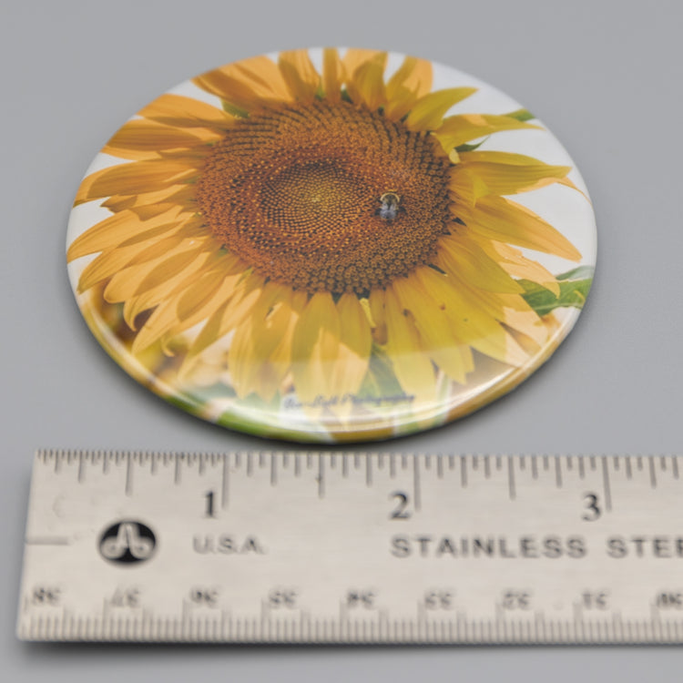 Magnet Sunflower with Bee