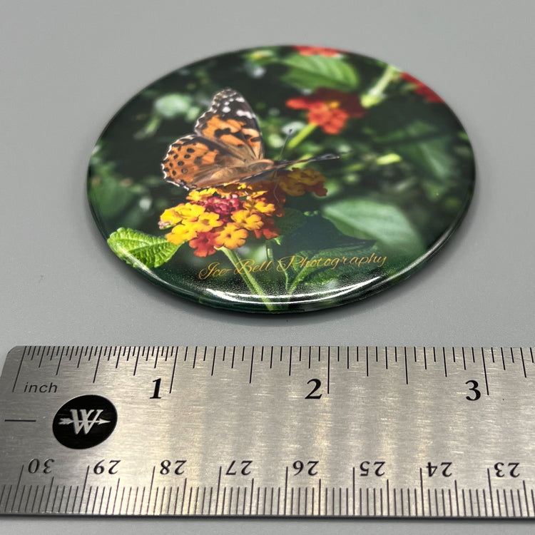 Magnet Butterfly On Flower