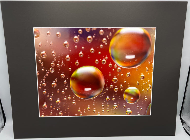 Bubbles One Matted Print